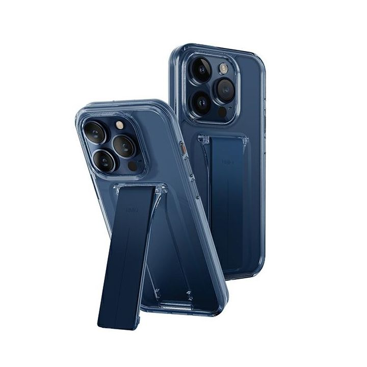 UNIQ etui Heldro Mount with Stand iPhone15 Pro 6.1" niebieski/ultamarine deep blue na NearMe.pl