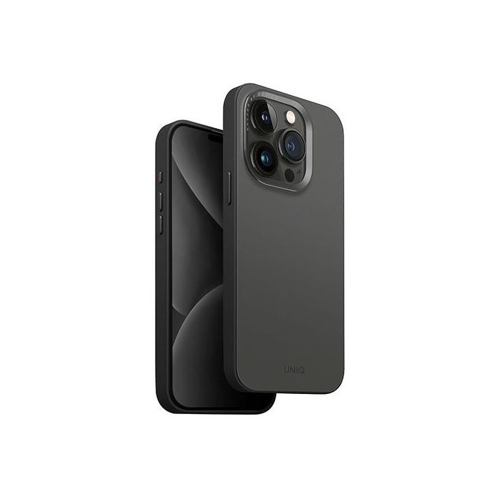 UNIQ etui Lyden DS iPhone 15 Pro 6.1"Magclick Charging szaro-czarny/charcoal grey-black na NearMe.pl