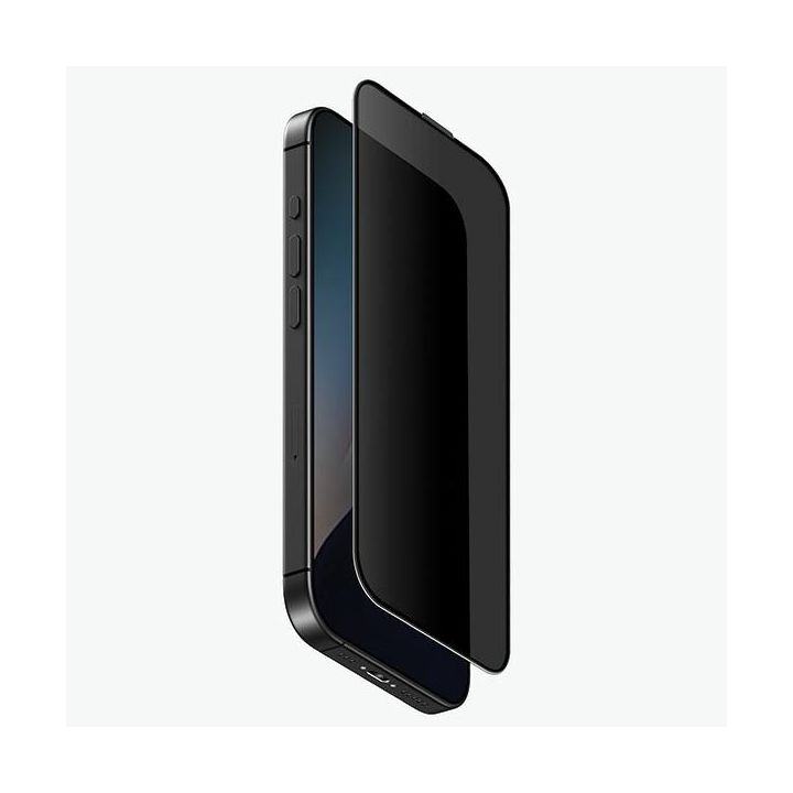 UNIQ Optix Privacy iPhone 16 / 15 / 14   Pro 6.1" prywatyzujące szkło hartowane z aplikatorem na NearMe.pl