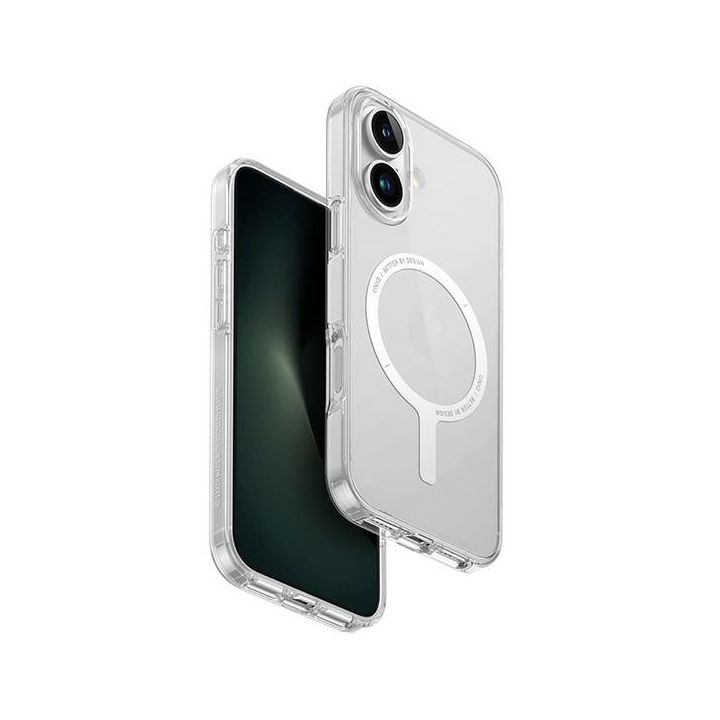 UNIQ etui Clario iPhone 16 6.1"Magclick Charging przeźroczysty/lucent clear na NearMe.pl