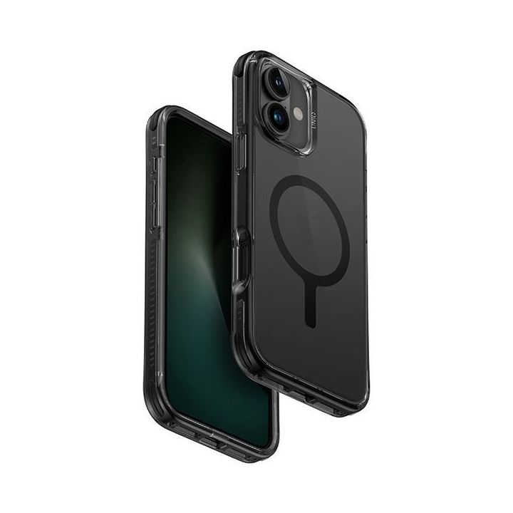 UNIQ etui Combat iPhone 16 Plus 6.7"Magclick Charging czarny/carbon black na NearMe.pl