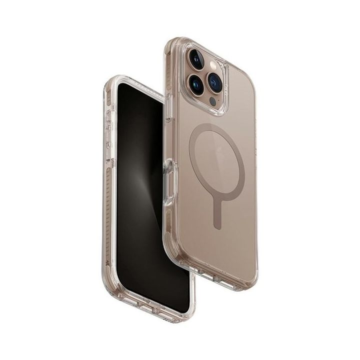 UNIQ etui Combat iPhone 16 Pro 6.3" Magclick Charging złoty/taupe gold na NearMe.pl