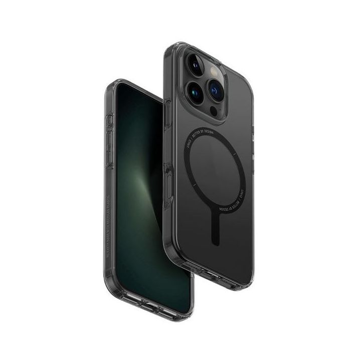 UNIQ etui Clario iPhone 16 Pro 6.3"Magclick Charging dymny/smoke na NearMe.pl