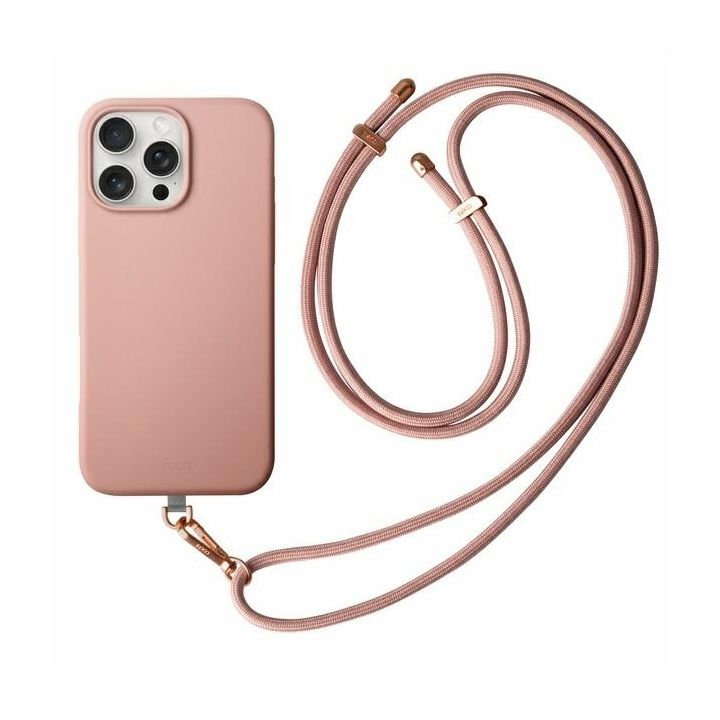 UNIQ etui Coehl Creme iPhone 16 Pro Max 6.9" Magnetic Charging różowy/ballet pink na NearMe.pl