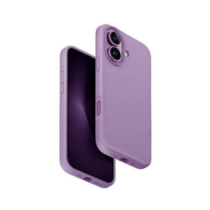 UNIQ etui Lino Hue iPhone 16 6.1"Magclick Charging różowy/grape pink na NearMe.pl