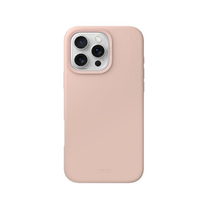 UNIQ etui Lino Hue iPhone 16 Pro Max 6.9" Magclick Charging różowy/blush pink na NearMe.pl