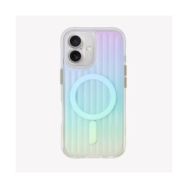 UNIQ etui Coehl Linear iPhone 16 6.1" Magnetic Charging opal/iridescent na NearMe.pl