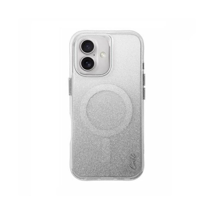 UNIQ etui Coehl Lumino iPhone 16 6.1" Magnetic Charging srebrny/sparkling silver na NearMe.pl