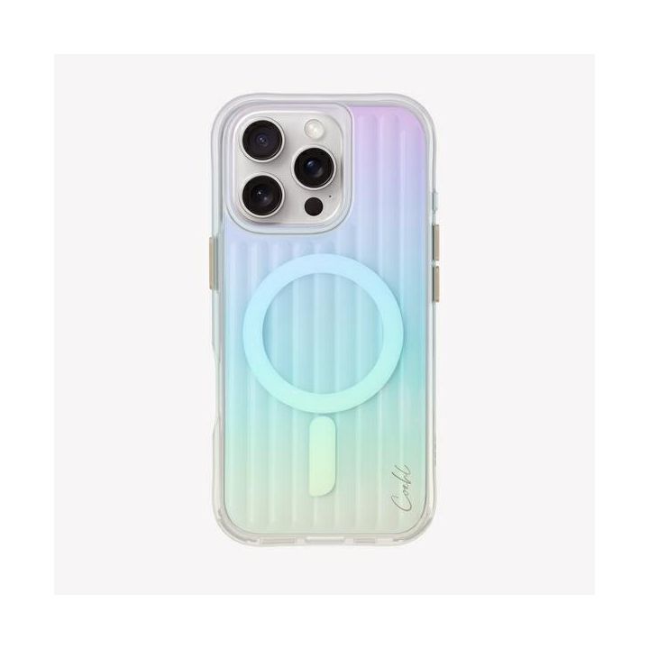 UNIQ etui Coehl Linear iPhone 16 Pro 6.3" Magnetic Charging opal/iridescent na NearMe.pl