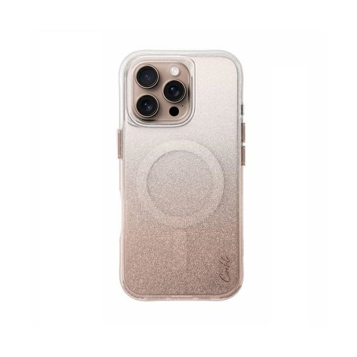 UNIQ etui Coehl Lumino iPhone 16 Pro6.3" Magnetic Charging różowo złoty/rose gold na NearMe.pl