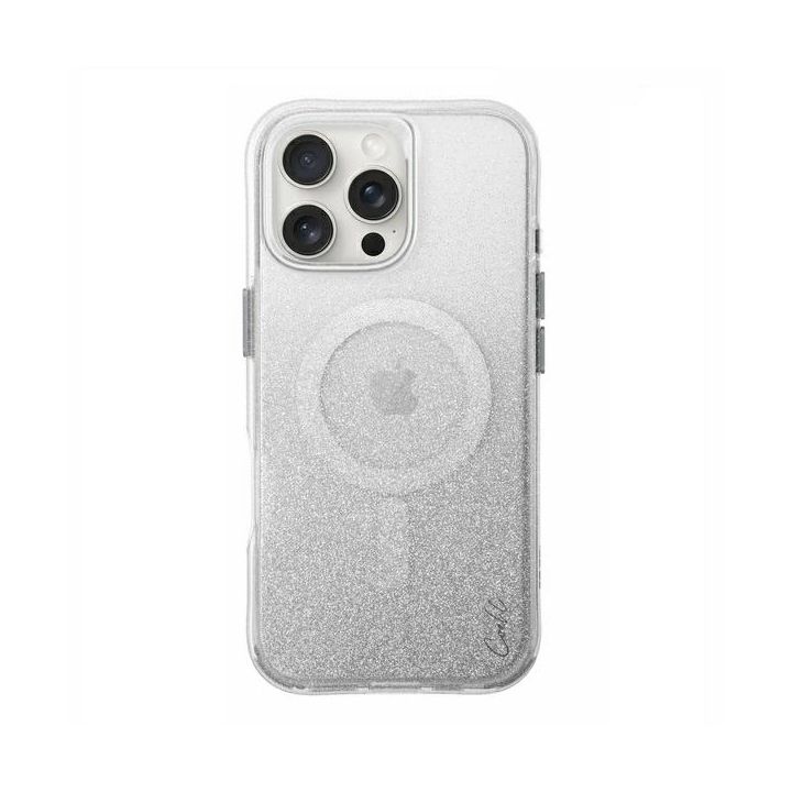 UNIQ etui Coehl Lumino iPhone 16 Pro Max6.9" Magnetic Charging srebrny/sparkling silver na NearMe.pl
