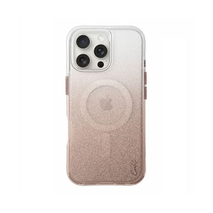 UNIQ etui Coehl Lumino iPhone 16 Pro Max 6.9" Magnetic Charging różowo złoty/rose gold na NearMe.pl