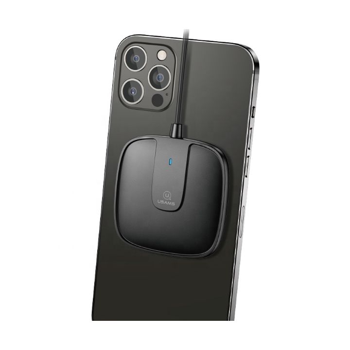 USAMS Ład. indukcyjna US-CD153 magnetic15W iPhone 12 series czarny/black CD153DZ01 na NearMe.pl