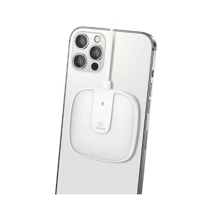 USAMS Ład. indukcyjna US-CD153 magnetic15W iPhone 12 series biały/white CD153DZ02 na NearMe.pl