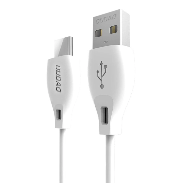 Dudao przewód kabel USB Typ C 2.1A 2m biały (L4T 2m white) na NearMe.pl