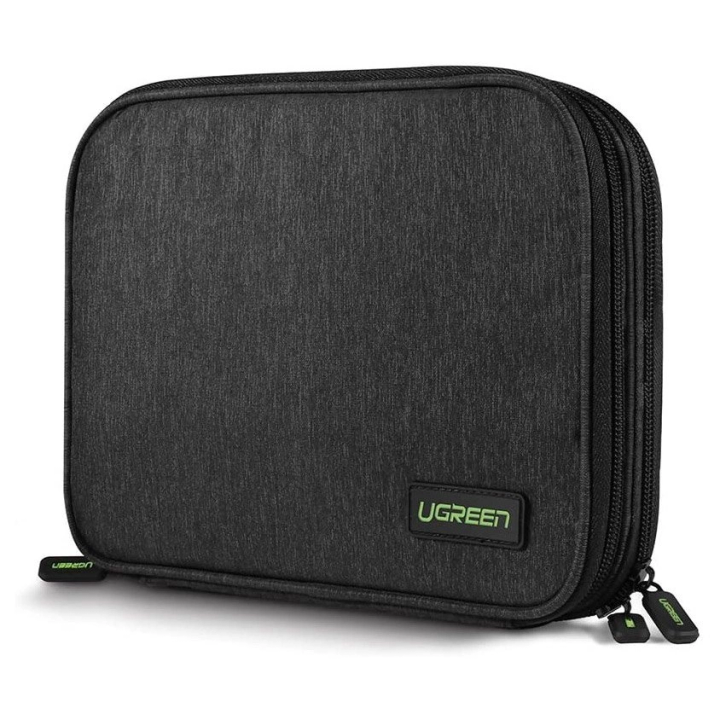 Ugreen etui pudełko na dysk twardy HDD SSD telefon kable akcesoria 24,5 x 17,5 x 5 cm szary (50147 LP149) na NearMe.pl