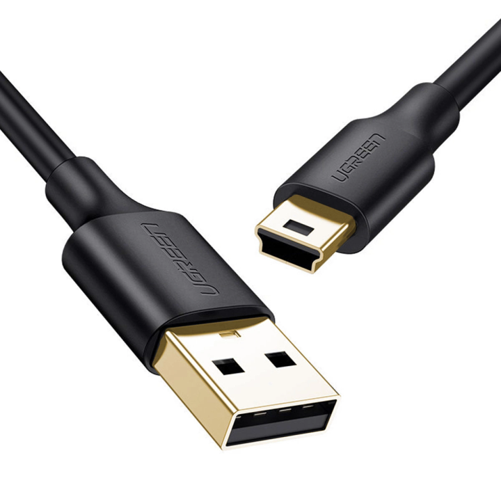 Ugreen kabel przewód USB - mini USB 480 Mbps 1,5 m czarny (US132 10385) na NearMe.pl