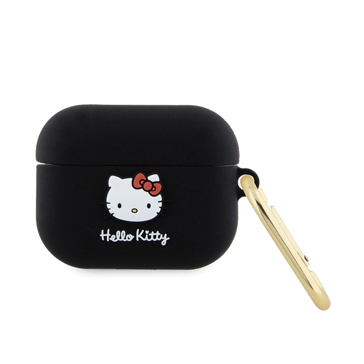 Hello Kitty Silicone 3D Kitty Head - Etui AirPods Pro (czarny) na NearMe.pl