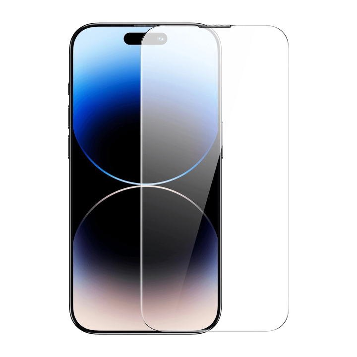Baseus szkło hartowane do iPhone 14 Pro Max na cały ekran z osłoną na głośnik 0.4mm + zestaw montażowy na NearMe.pl