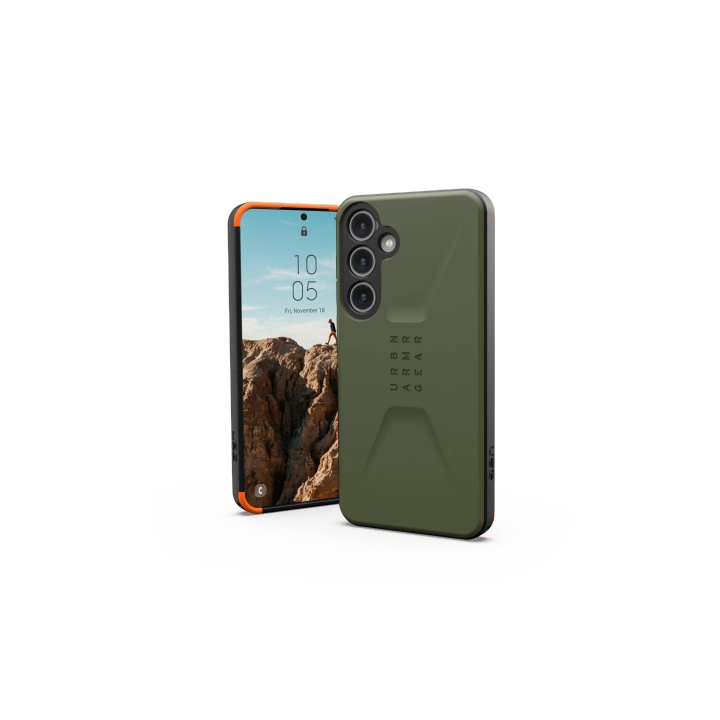 Etui UAG Civilian do Samsung Galaxy S24+ - zielone na NearMe.pl