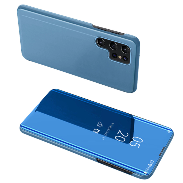 Etui Clear View Case do Samsung A05s z klapką - niebieskie na NearMe.pl