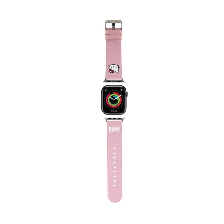 Pasek Hello Kitty Kitty Head na Apple Watch 38/40/41mm - różowy na NearMe.pl