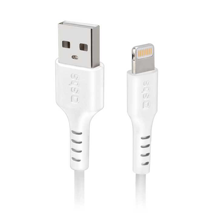 Kabel SBS TECABLEUSBIP589W USB-A - Lightning - biały na NearMe.pl