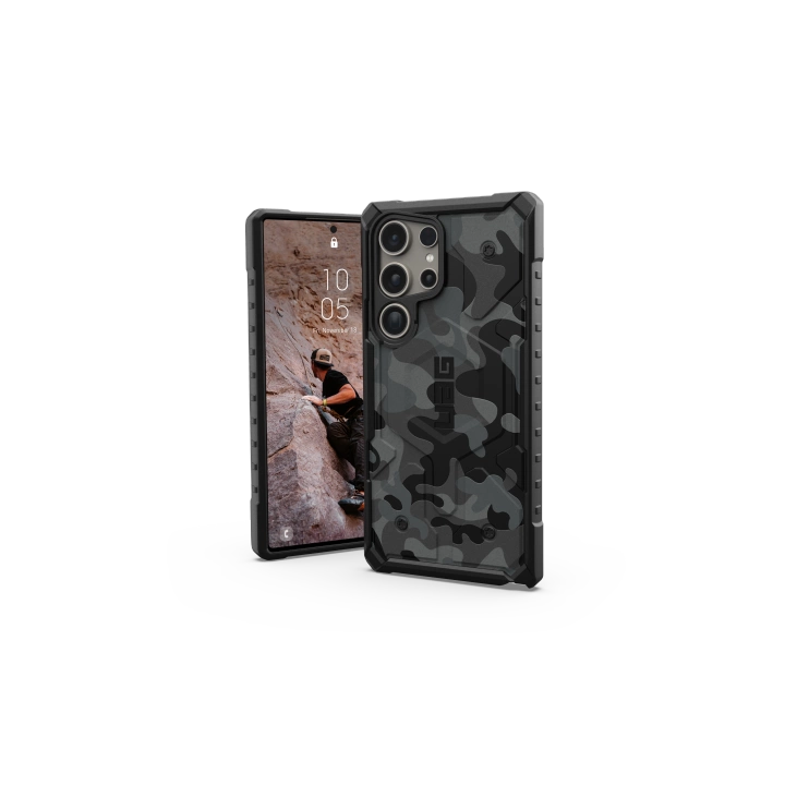 Etui UAG Pathfinder Magnet SE do Samsung Galaxy S24 Ultra 5G z modułem magnetycznym - szare moro na NearMe.pl