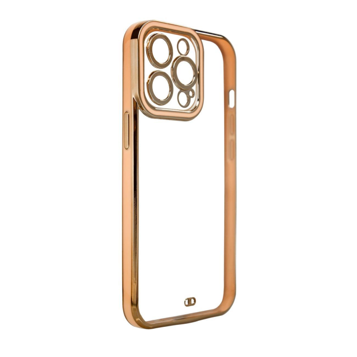 Fashion Case etui do Xiaomi Redmi Note 11 Pro żelowy pokrowiec ze złotą ramką złoty na NearMe.pl