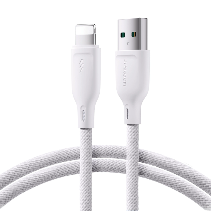 Kabel Joyroom Multi-Color Series S-A34 USB-A / Lightning 3A 1m - biały na NearMe.pl