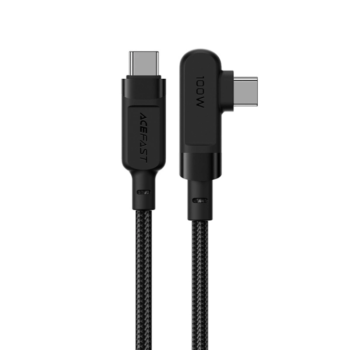 Kabel Acefast C5-03 Black USB-C - USB-C PD QC 100W 5A 480Mb/s 2m - czarny na NearMe.pl