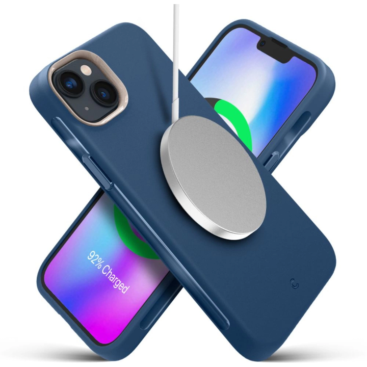 Etui Spigen Cyrill Ultra Color Mag z MagSafe na iPhone 14 Plus - granatowe na NearMe.pl