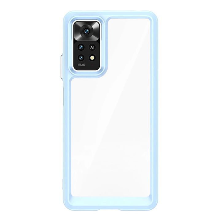 Etui silikonowe Outer Space Case do Xiaomi Poco M4 Pro 5G - niebieskie na NearMe.pl