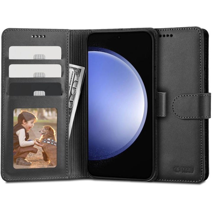 Etui Tech-Protect Wallet na Samsung Galaxy S23 FE - czarne na NearMe.pl