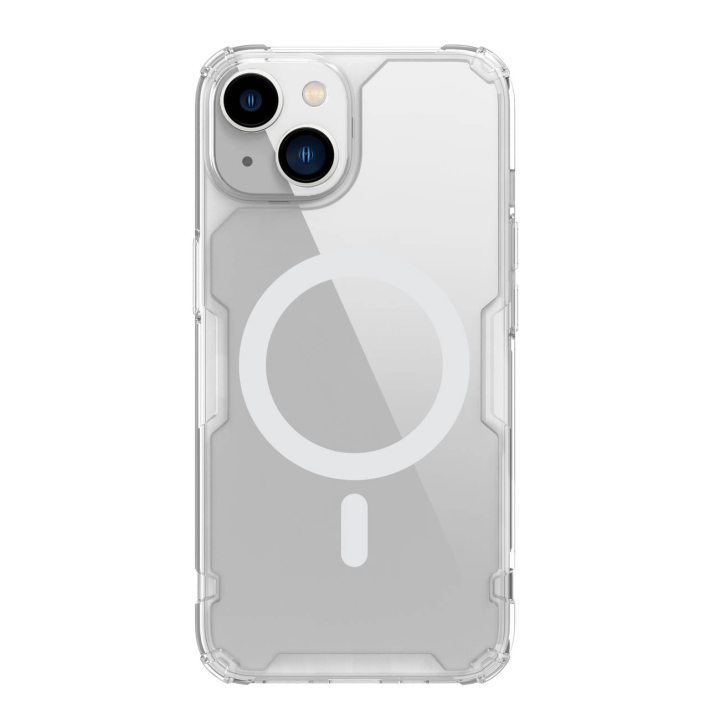 Nillkin Nature Pro Magnetic Case etui iPhone 14 Plus magnetyczny pokrowiec MagSafe przezroczysty na NearMe.pl