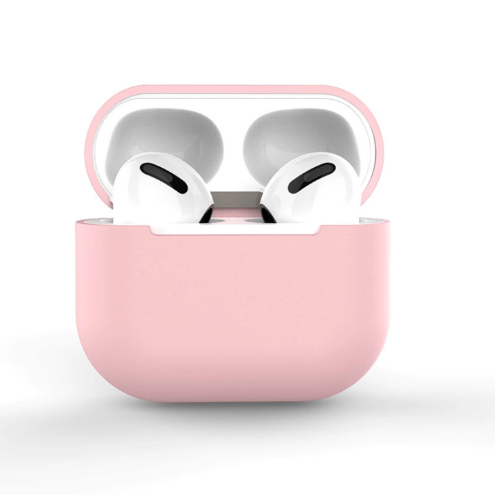 Etui do AirPods 2 / AirPods 1 silikonowy miękki pokrowiec na słuchawki różowy (case C) na NearMe.pl