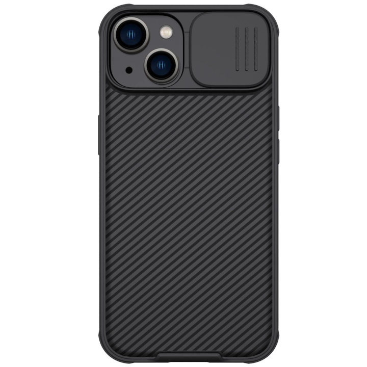 Nillkin CamShield Pro Case etui iPhone 14 Plus pancerny pokrowiec osłona na aparat kamerę czarny na NearMe.pl