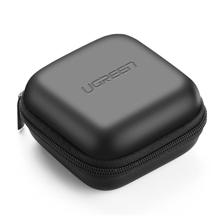 Ugreen etui pudełko na słuchawki 8 cm x 8 cm czarny (40816) na NearMe.pl