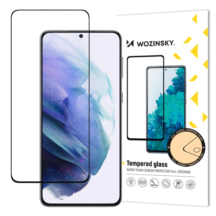 Wozinsky Full Glue Tempered Glass szkło hartowane Samsung Galaxy S23 9H na cały ekran z czarną ramką na NearMe.pl