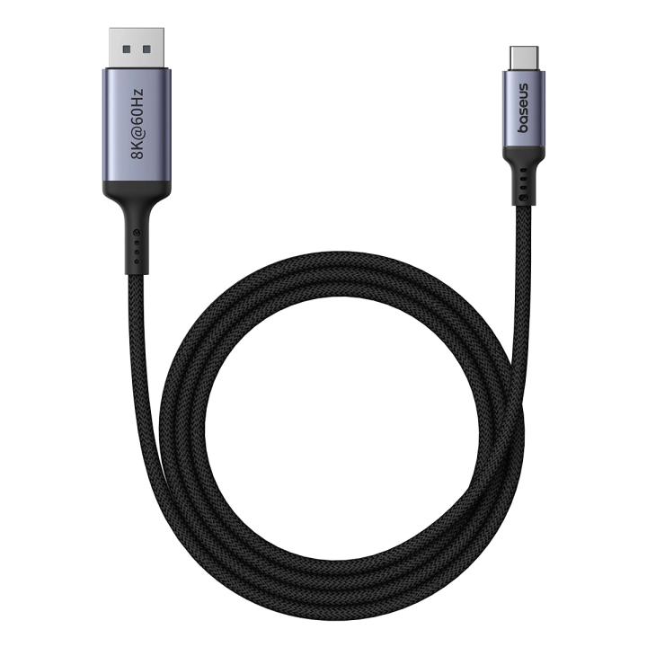 Kabel jednokierunkowy Baseus High Definition Series USB-C do DisplayPort 1.4 8K 60Hz 2m - czarny na NearMe.pl