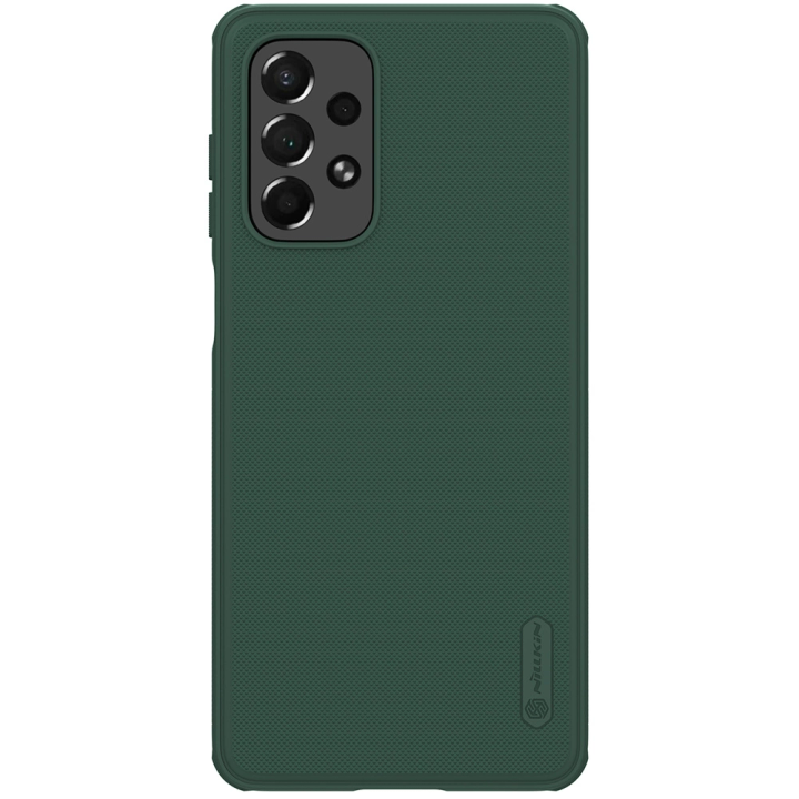 Nillkin Super Frosted Shield Pro wytrzymałe etui pokrowiec Samsung Galaxy A73 zielony na NearMe.pl