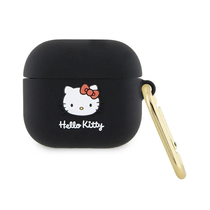 Hello Kitty Silicone 3D Kitty Head - Etui AirPods 3 (czarny) na NearMe.pl