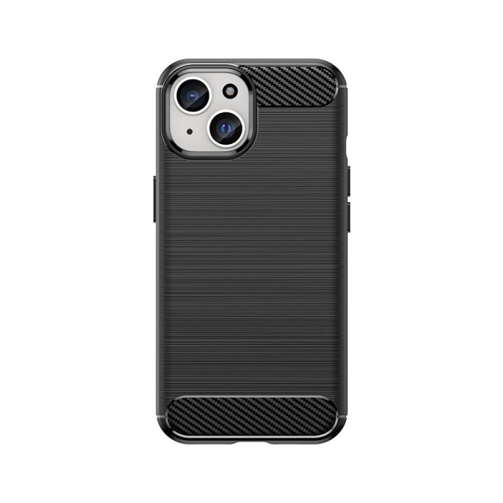 Elastyczne etui Carbon Case z wzorem karbon do iPhone 15 - czarne na NearMe.pl
