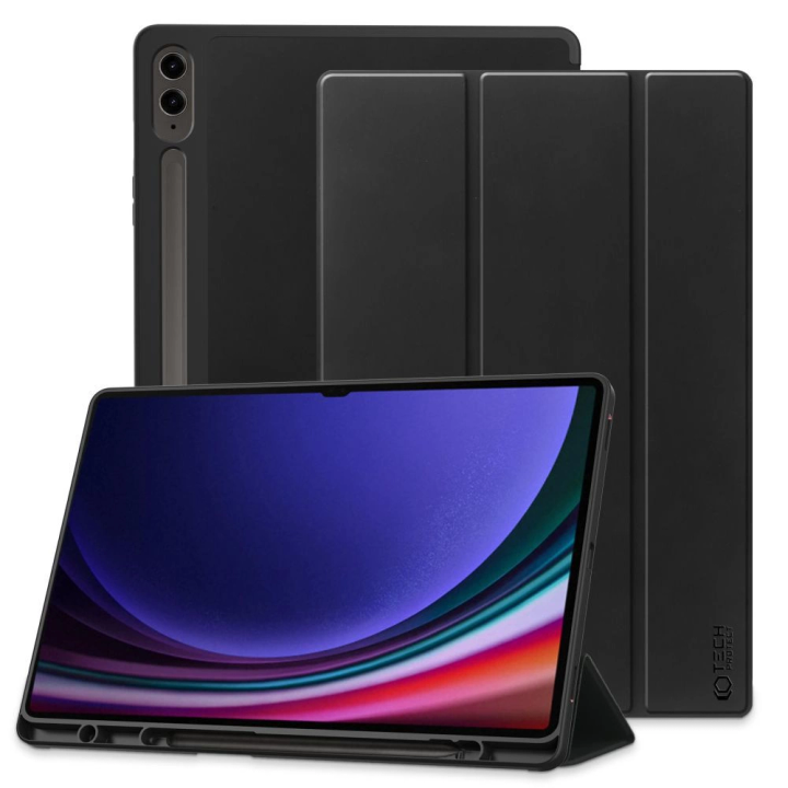 Etui Tech-Protect SC Pen na Samsung Galaxy Tab S9 FE+ 12.4" X610 / X616B - czarne na NearMe.pl
