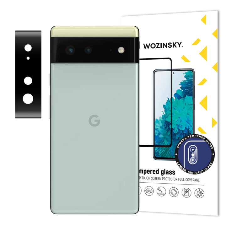 Wozinsky Full Camera Glass szkło hartowane do Google Pixel 6 na aparat kamerę 9H na NearMe.pl