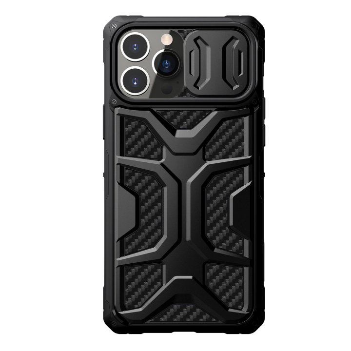 Nillkin Adventurer Case etui do iPhone 13 Pro pancerny pokrowiec z osłoną na aparat czarny na NearMe.pl