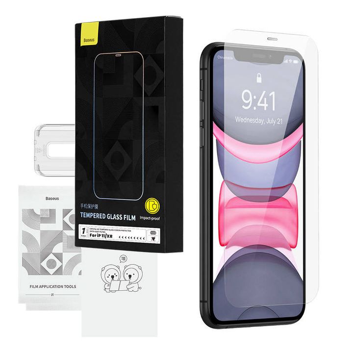 Szkło hartowane Baseus Crystal HD 0.3 mm do Iphone 11/XR na NearMe.pl