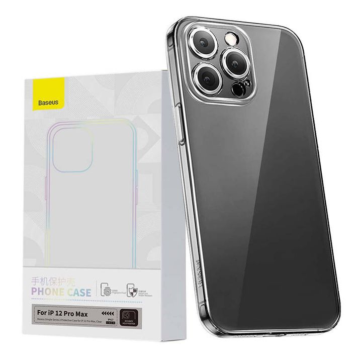 Przeźroczyste Etui Baseus Simple do iPhone 12 Pro Max na NearMe.pl