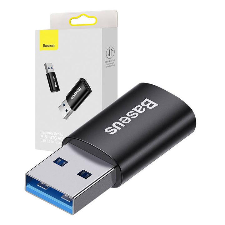 Adapter USB-A do USB-C Baseus Ingenuity OTG (czarny) na NearMe.pl