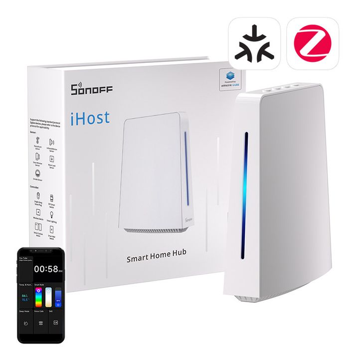 Bramka iHost Hub WiFi, ZigBee, Bluetooth, Matter SONOFF AIBridge, 2GB, LAN na NearMe.pl